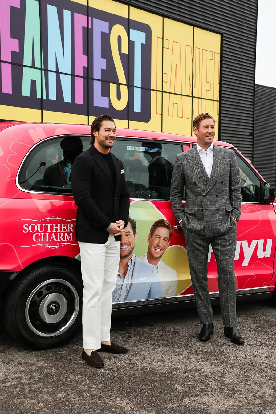 Craig Conover and Austen Kross at Hayu FanFest 2024 in London