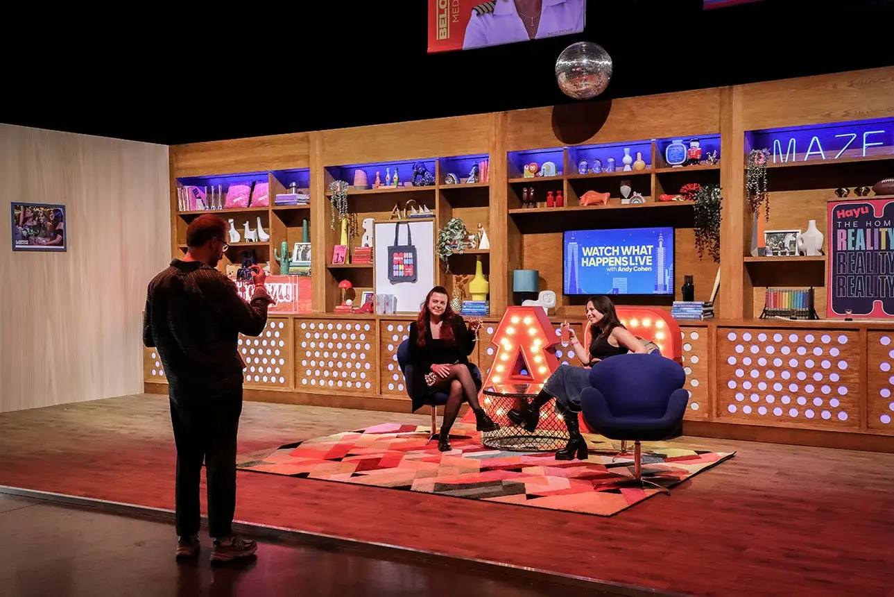 Fans enjoying the WWHL Clubhouse at Hayu FanFest 2024 in London